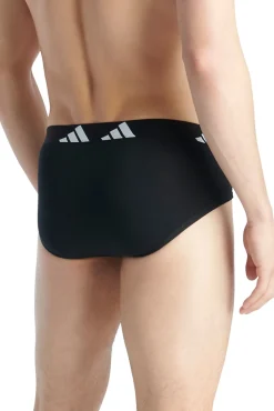 Adidas Roupa Interior-Pacote com 3 cuecas Active Flex de algodão preto