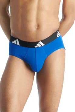 Adidas Roupa Interior-Pacote com 3 cuecas Active Flex de algodão azul