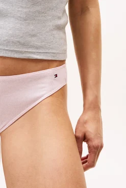 Tommy Jeans Roupa Interior-Pacote com 3 cuecas brasileiras caneladas estampado