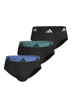 Adidas Roupa Interior-Pacote com 3 cuecas de algodão Active Flex estampado