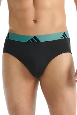 Adidas Roupa Interior-Pacote com 3 cuecas de algodão Active Flex estampado