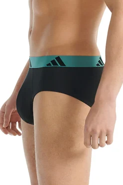 Adidas Roupa Interior-Pacote com 3 cuecas de algodão Active Flex estampado