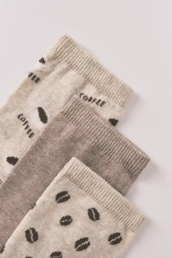 Women'secret Meias-Pacote com 3 meias compridas meias cru