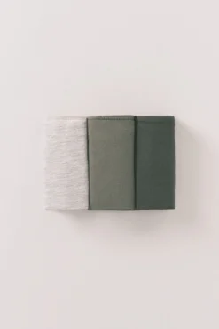 Women'secret Roupa Interior-Pacote com 3 tangas de algodão com logo branco