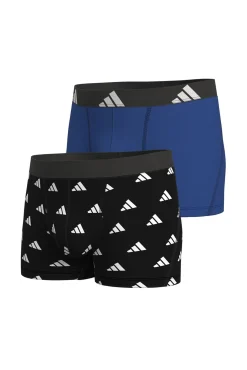 Adidas Roupa Interior-Pacote de 2 boxers de algodão Active Flex azul