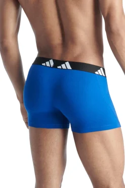 Adidas Roupa Interior-Pacote de 2 boxers de algodão Active Flex azul