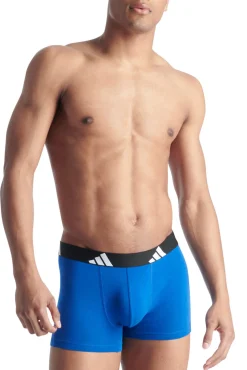 Adidas Roupa Interior-Pacote de 2 boxers de algodão Active Flex azul