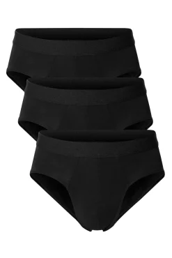 Bread & Boxers Roupa Interior-Pacote de 3 cuecas pretas preto
