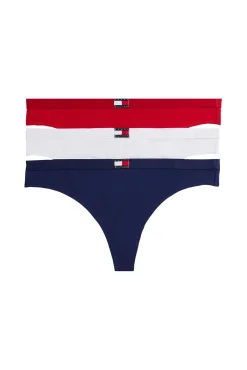 Tommy Jeans Roupa Interior-Pacote de 3 tangas com logo estampado