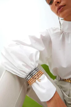 Lola Casademunt Joalharia E Bijuteria-Pacote de pulseiras Dourado