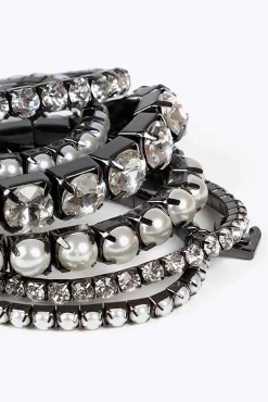 Lola Casademunt Joalharia E Bijuteria-Pacote de pulseiras Cinzento