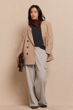 Slowlove T-Shirts-Padeiro de topo Cinzento