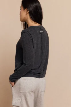 Slowlove T-Shirts-Padeiro de topo Cinzento