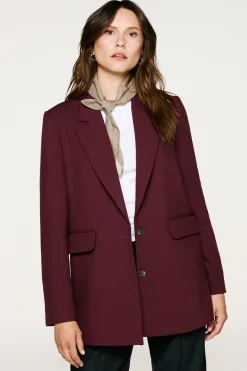 Selected Fatos|Blazers-Paletó de corte relaxado. Roxo