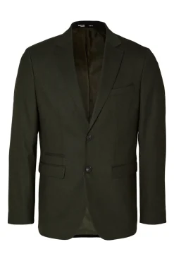 Selected Blazers|Blazers-Paletó Slim Fit Verde
