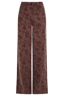 Hoss Intropia Calças-Palma. Calças jacquard Castanho