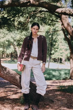 Hoss Intropia Calças-Pamela. Calças curtas Ecru