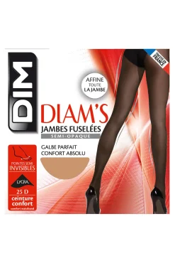 DIM Roupa Interior-Panty moldeador opacas sin demarcación nude 25 DEN cru