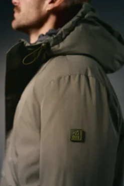 OOTO Sobretudos-Parka acolchoada capuz Verde