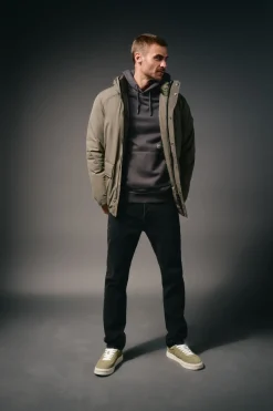 OOTO Sobretudos-Parka acolchoada capuz Verde