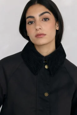 Pedro del Hierro Sobretudos|Casacos-Parka acolchoada em tecido encerado Marrom