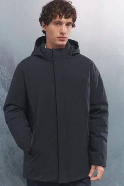 Springfield Sobretudos-Parka acolchoada térmica azul