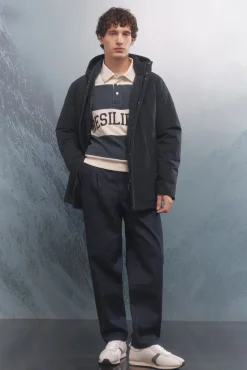 Springfield Sobretudos-Parka acolchoada térmica azul