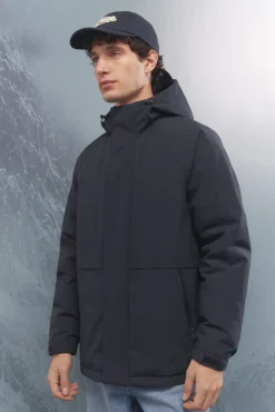 Springfield Sobretudos-Parka acolchoada térmica azul