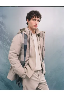 Springfield Sobretudos-Parka acolchoada térmica cru