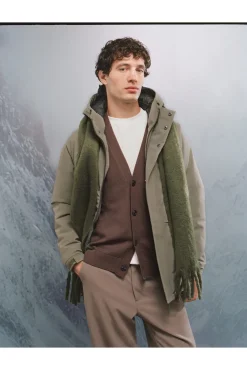 Springfield Sobretudos-Parka acolchoada térmica bege