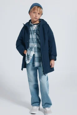 Springfield Kids Sobretudos-Parka marinho para meninos azul