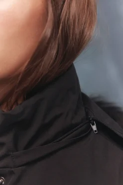 Springfield Casacos-Parka com capuz de pele Sorona Aura preto