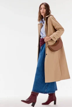 TFP by Tamara Falcó Casacos-Parka comprida capuz Beige