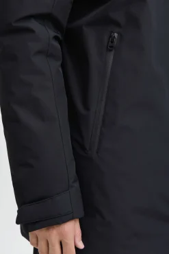 Jack & Jones Sobretudos-Parka curta acolchoada preto