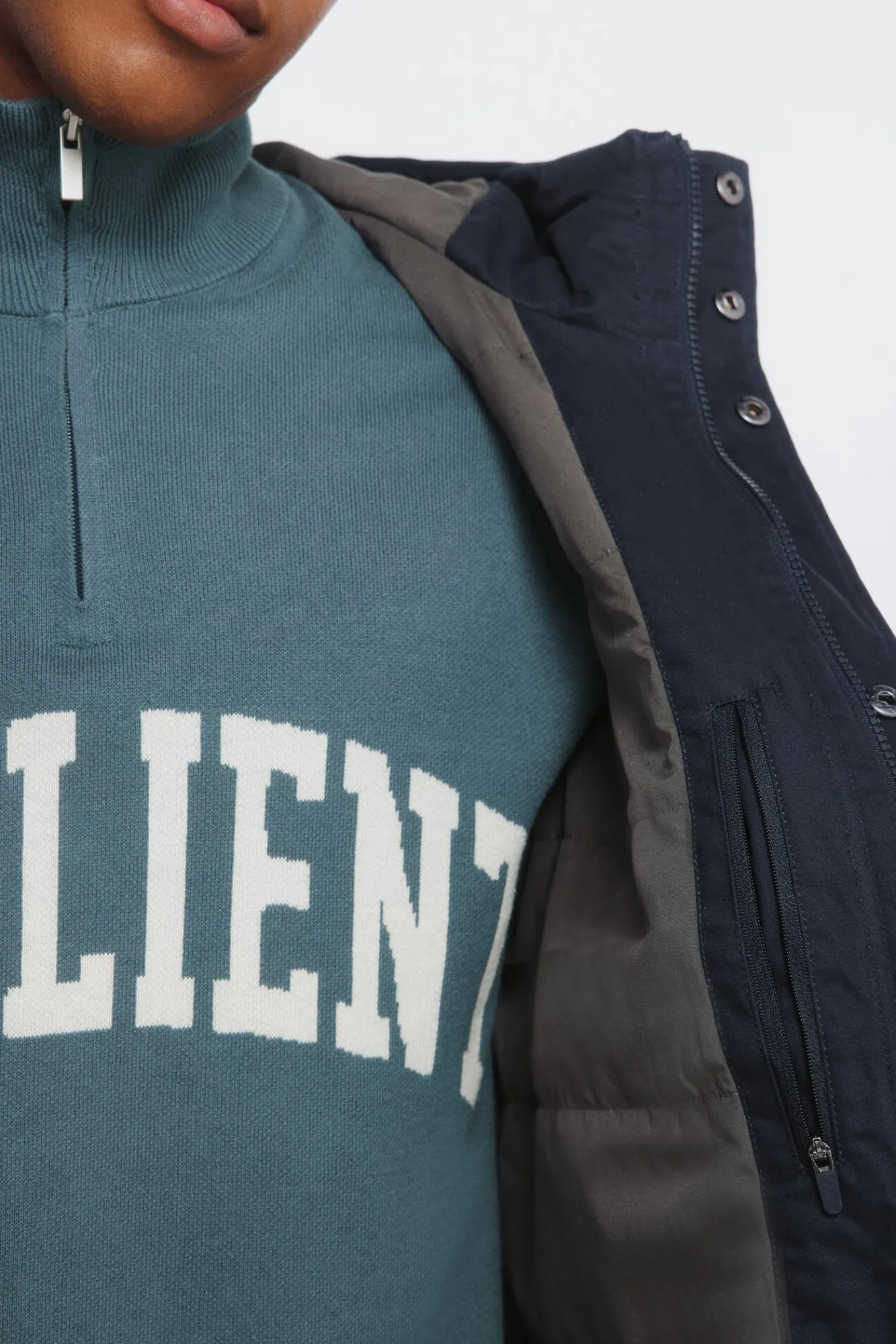 Springfield Sobretudos-Parka curta acolchoada azul