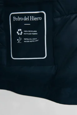 Pedro del Hierro Sobretudos-Parka curta capuz Azul
