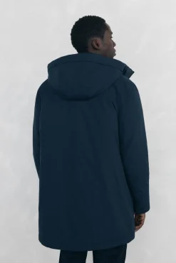 Pedro del Hierro Sobretudos-Parka curta capuz Azul