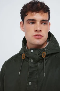 Springfield Sobretudos-Parka de algodão estampado