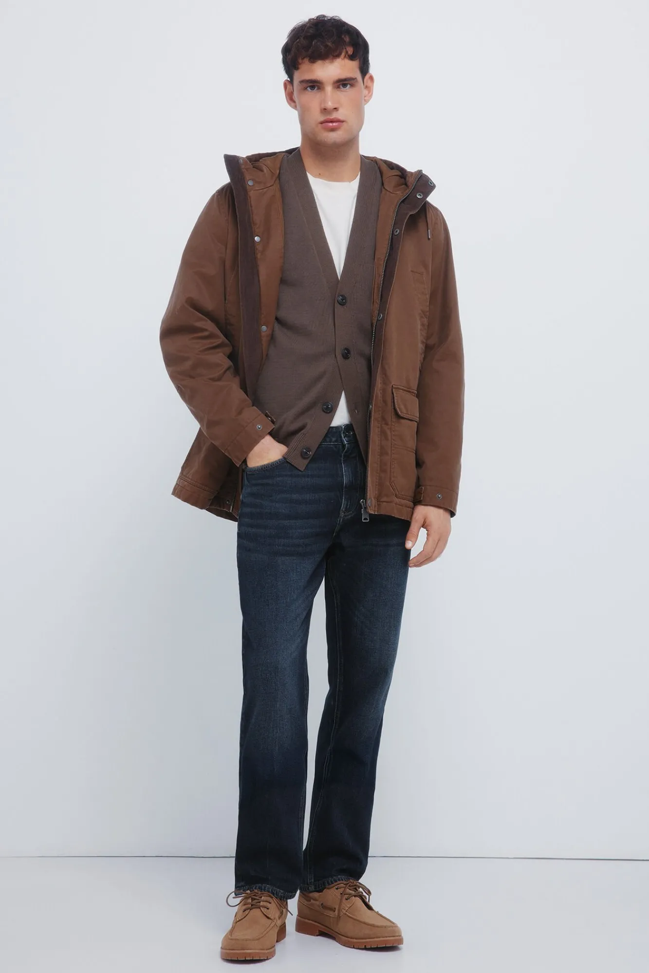 Springfield Sobretudos-Parka de algodão camel