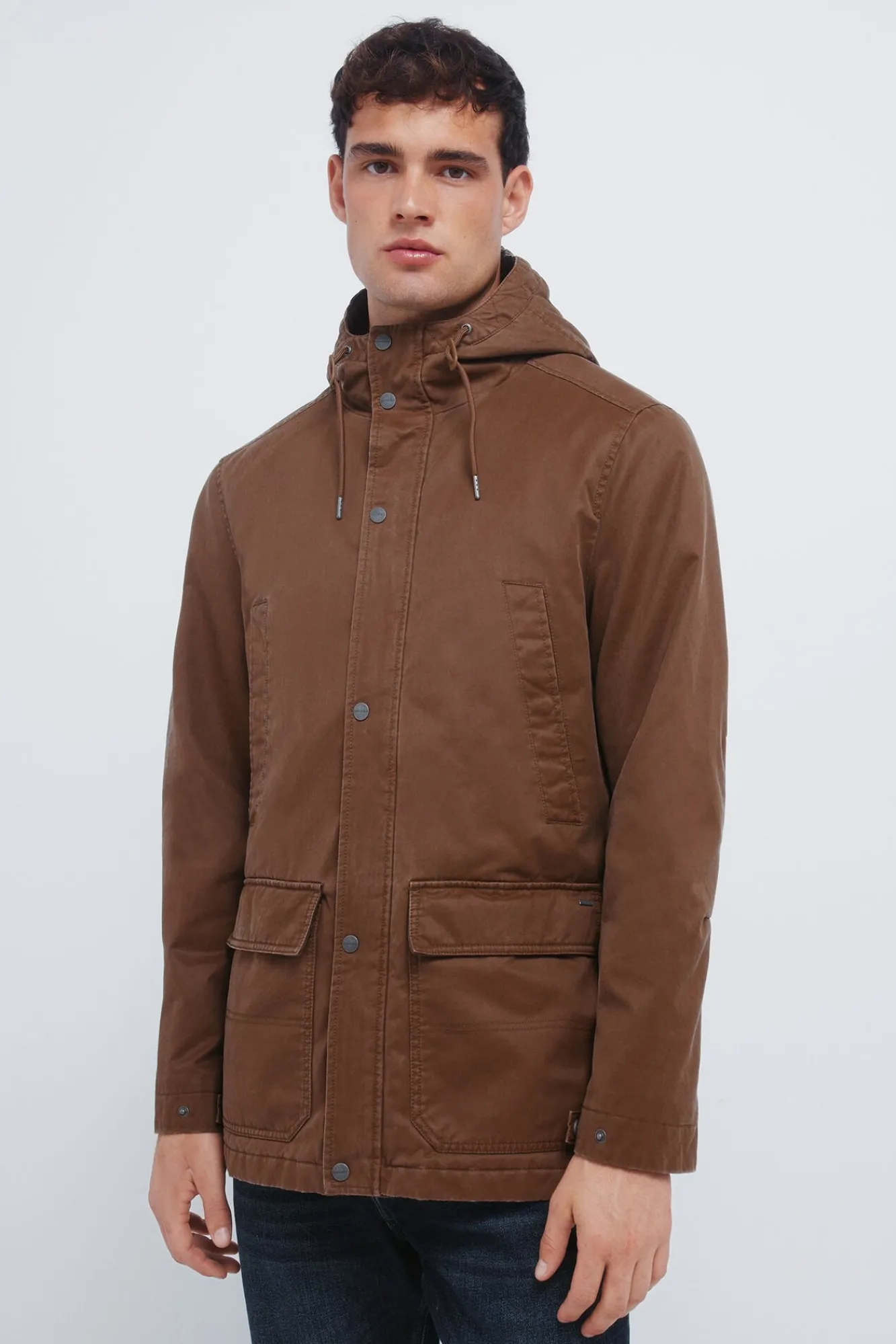 Springfield Sobretudos-Parka de algodão camel