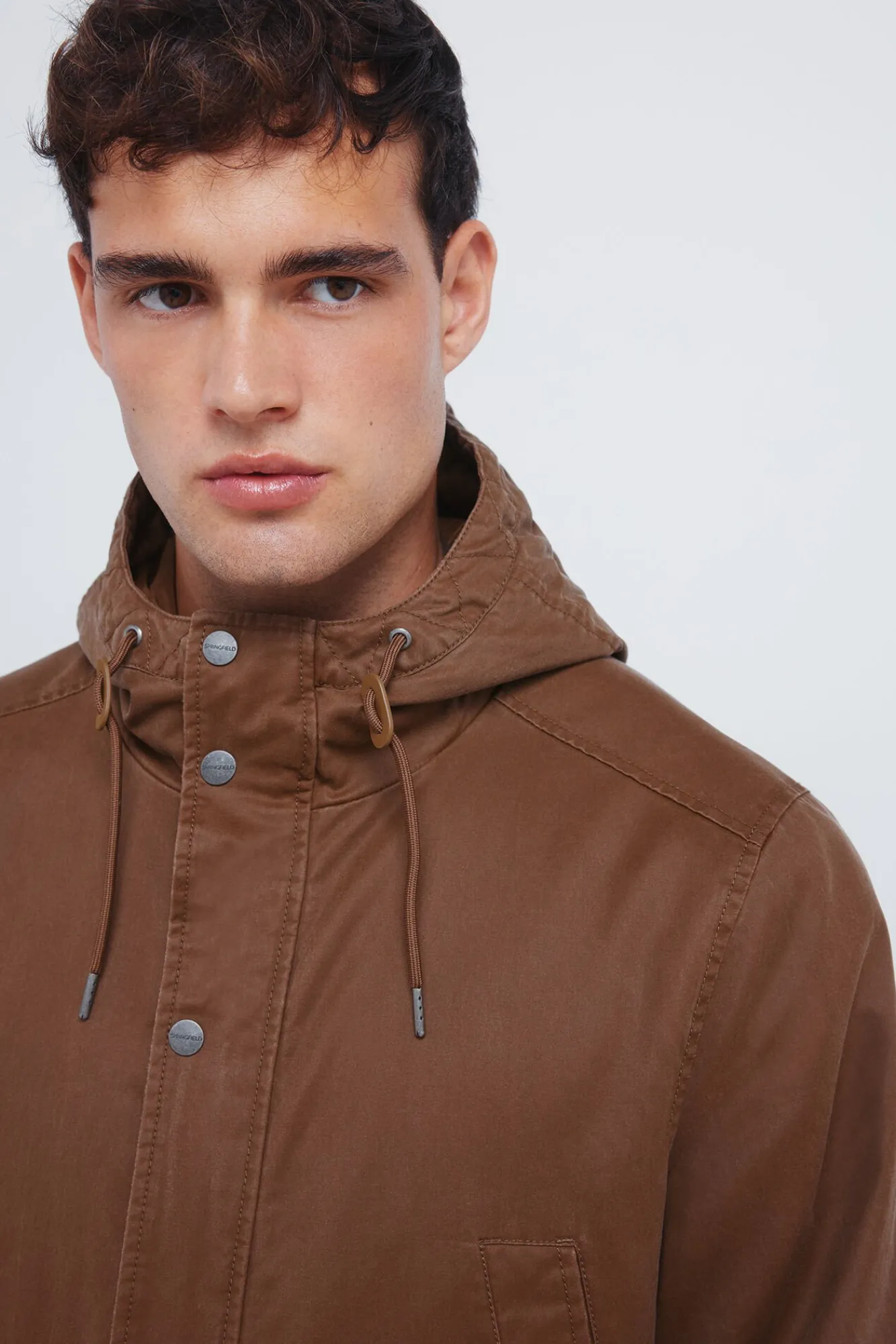 Springfield Sobretudos-Parka de algodão camel