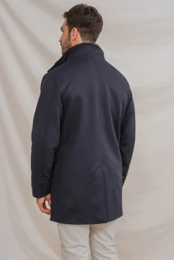 Celopman Sobretudos-Parka Dupla azul