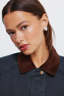 Springfield Sobretudos|Casacos-Parka encerada azul