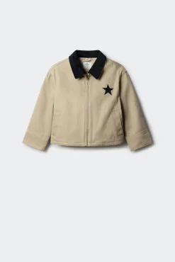 Springfield Kids Sobretudo-Parka estrela para meninas castanho