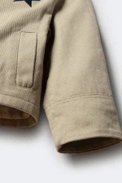 Springfield Kids Sobretudo-Parka estrela para meninas castanho