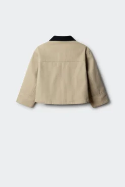 Springfield Kids Sobretudo-Parka estrela para meninas castanho