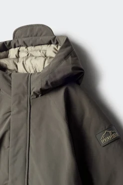 Springfield Kids Sobretudos-Parka marrom para criança estampado