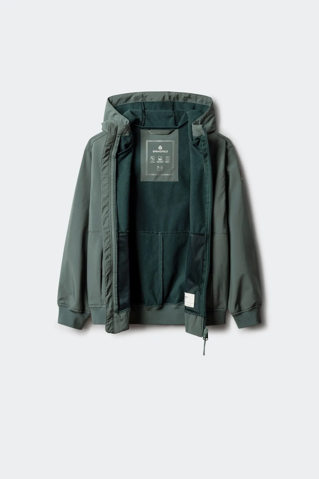 Springfield Kids Sobretudos-Parka softshell infantil verde