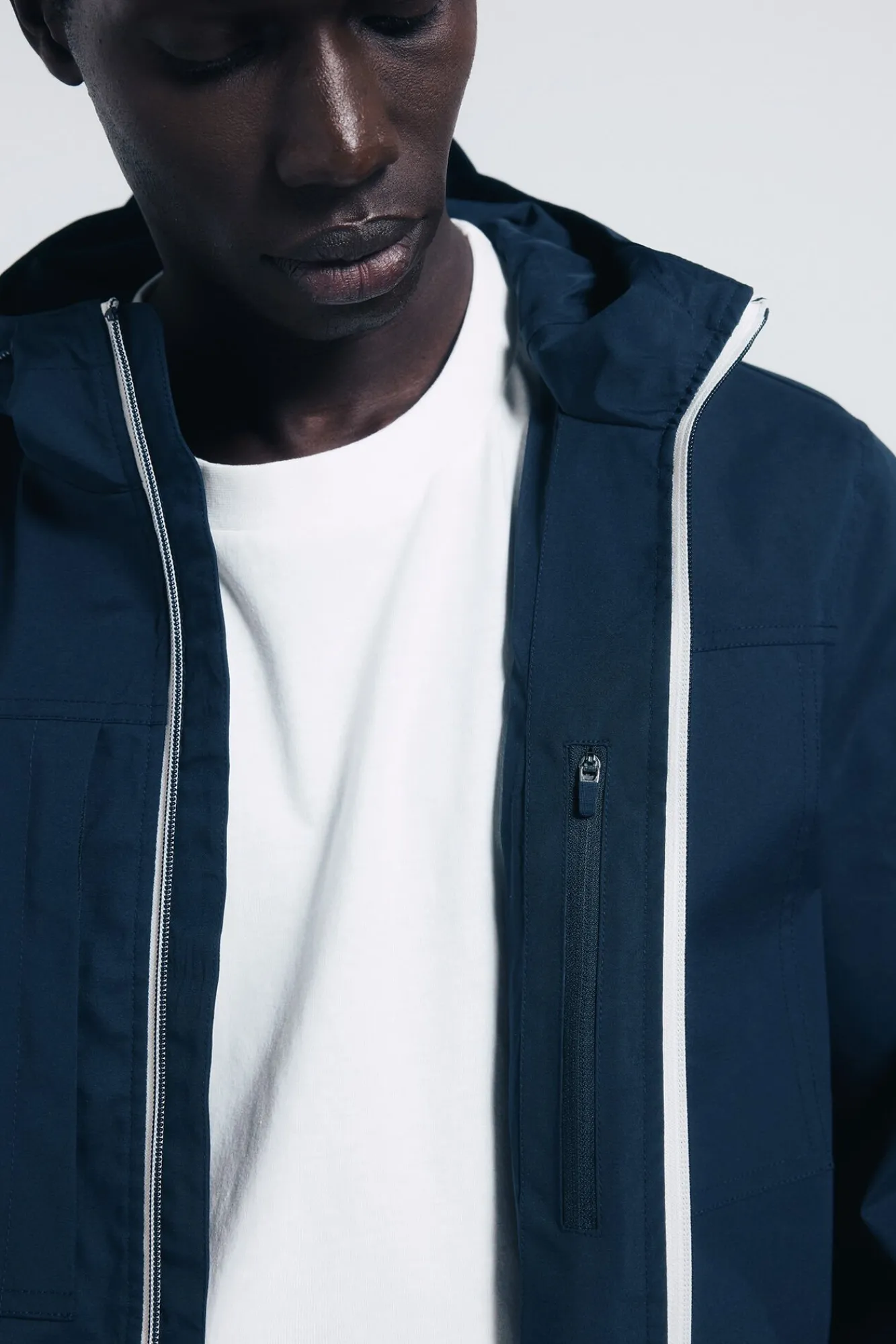 Springfield Sobretudos-Parka técnica azul