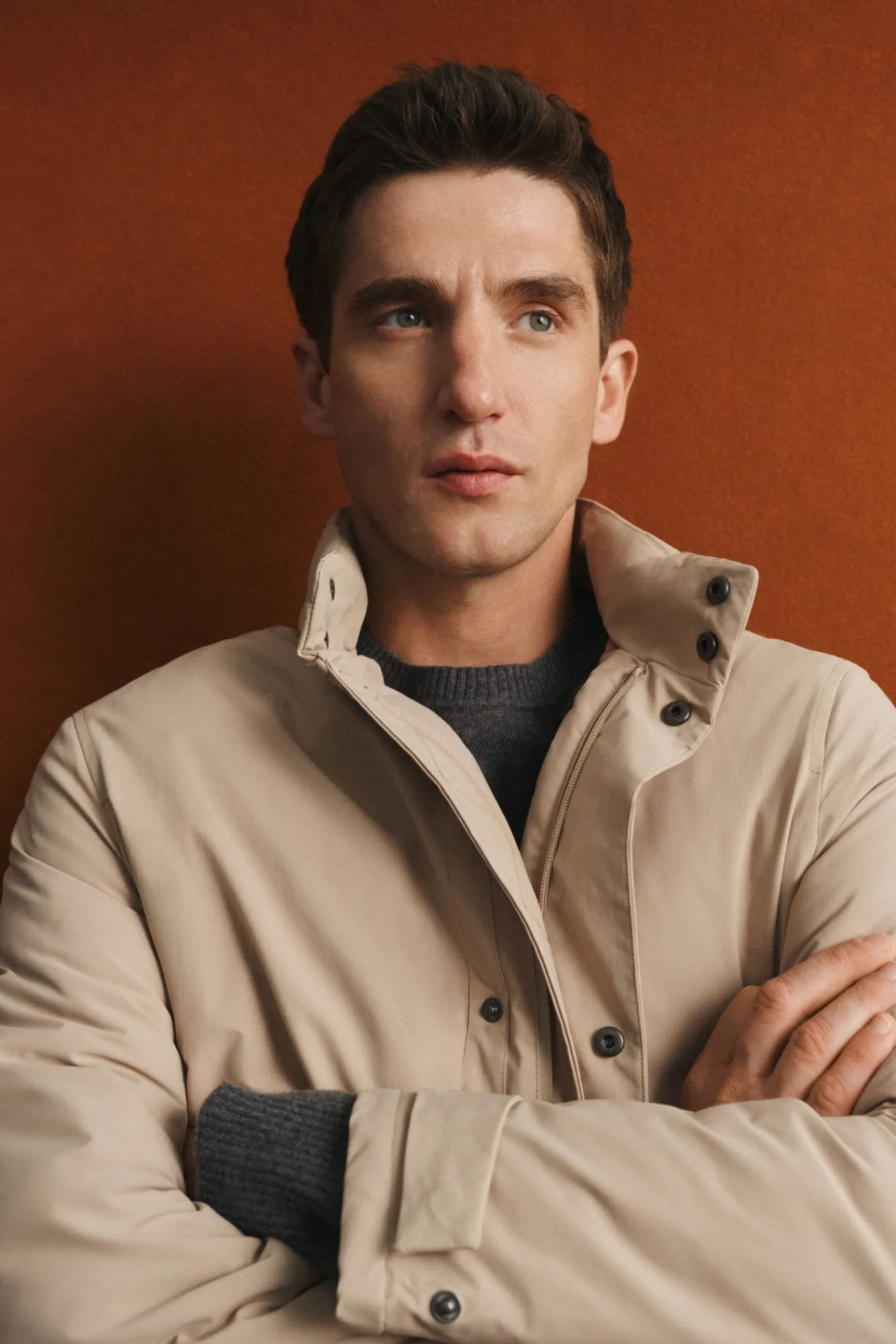 Cortefiel Sobretudos-Parka técnica com vistas removíveis Tostado